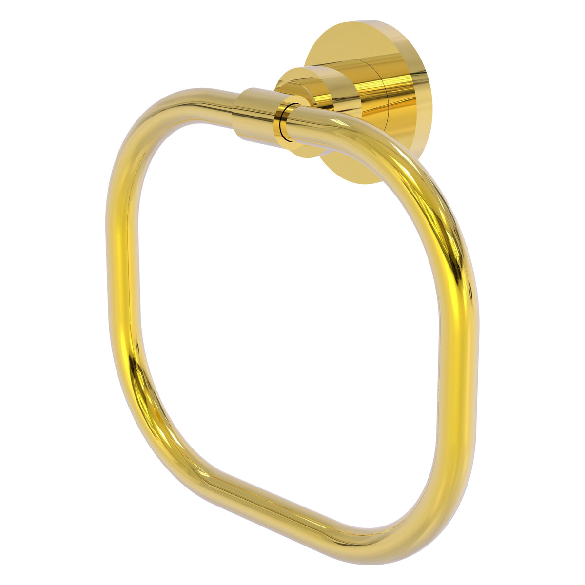 Allied Brass WS-16-PB Washington Square Polished Brass Towel Ring
