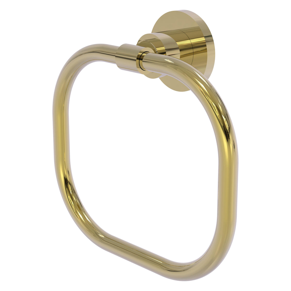 Allied Brass WS-16-UNL Washington Square Unlacquered Brass Towel Ring
