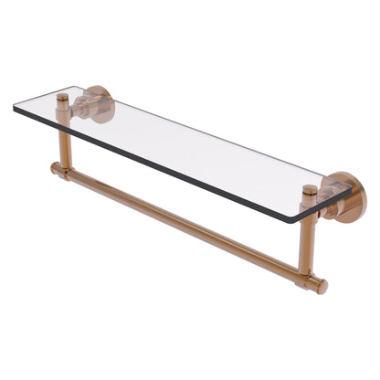 Allied Brass WS-1TB/22-BBR Washington Square 22" Brushed Bronze Glass Vanity Shelf