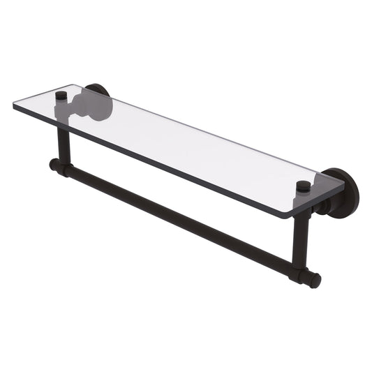 Allied Brass WS-1TB/22-ORB Washington Square 22" Oil Rubbed Bronze Glass Vanity Shelf