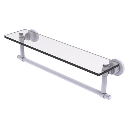 Allied Brass WS-1TB/22-WHM Washington Square 22" Matte White Glass Vanity Shelf