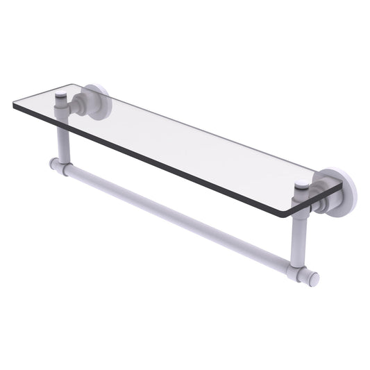 Allied Brass WS-1TB/22-WHM Washington Square 22" Matte White Glass Vanity Shelf