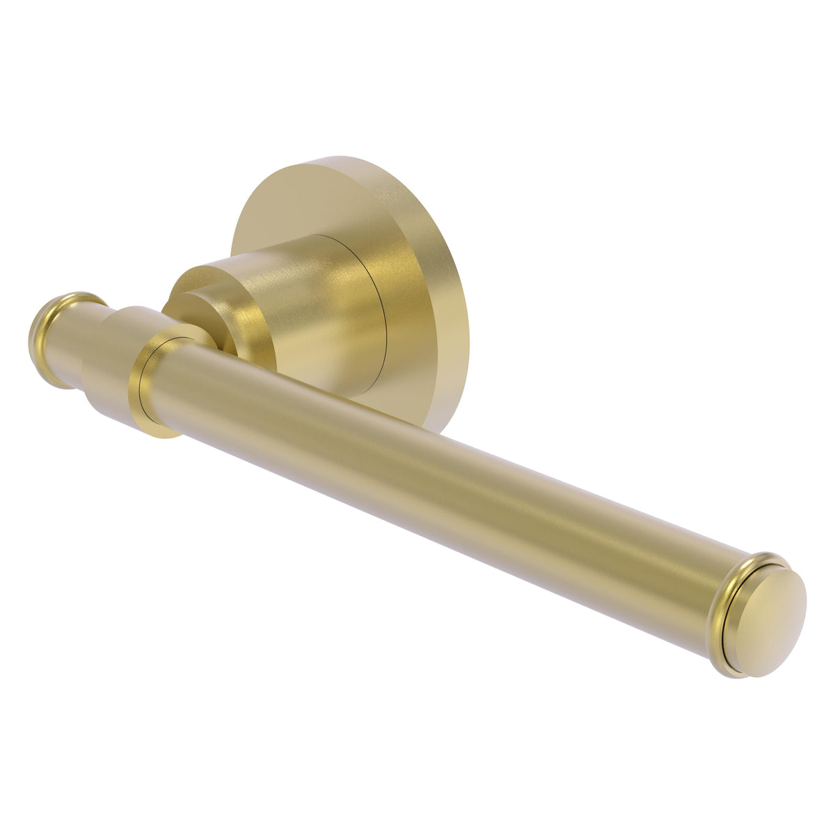 Allied Brass WS-24E-SBR Washington Square Satin Brass Euro Style Toilet Tissue Holder