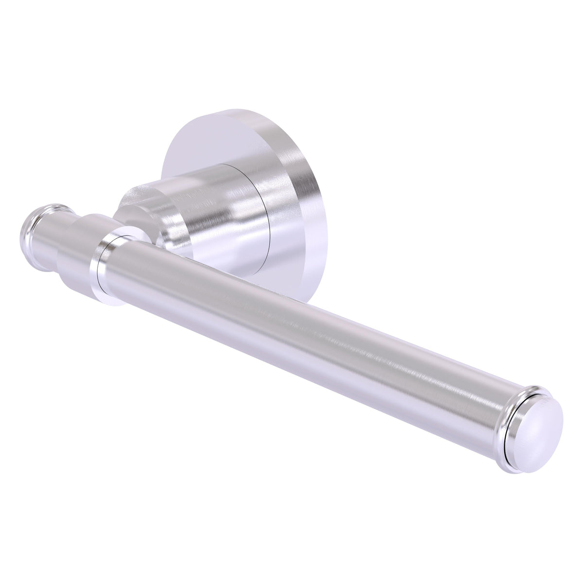 Allied Brass WS-24E-SCH Washington Square Satin Chrome Euro Style Toilet Tissue Holder