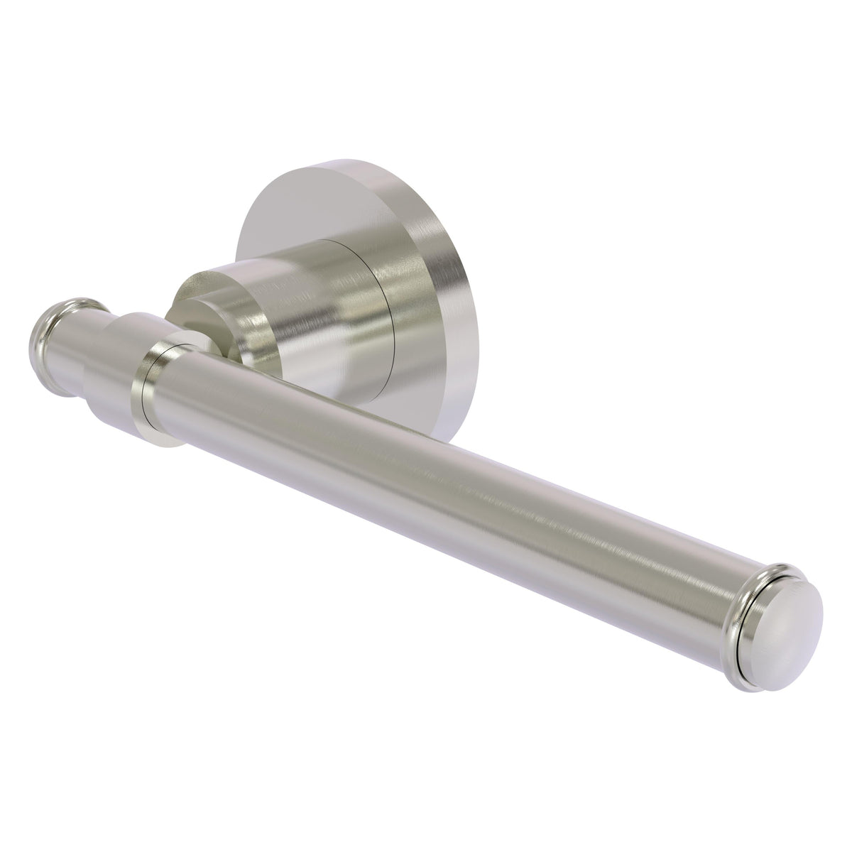 Allied Brass WS-24E-SN Washington Square Satin Nickel Euro Style Toilet Tissue Holder