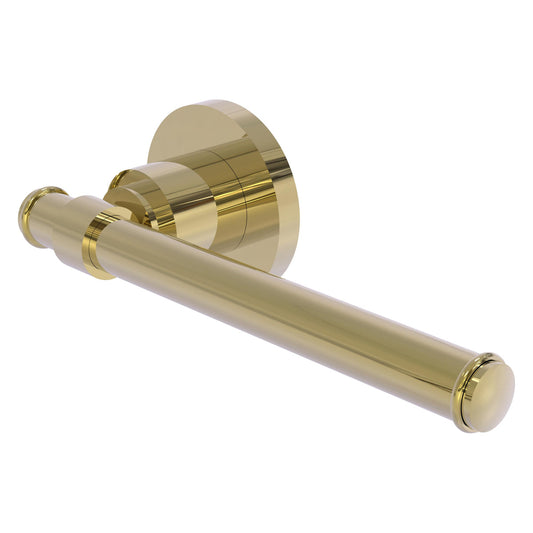 Allied Brass WS-24E-UNL Washington Square Unlacquered Brass Euro Style Toilet Tissue Holder