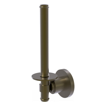 Allied Brass WS-24U-ABR Washington Square Antique Brass Upright Toilet Tissue Holder
