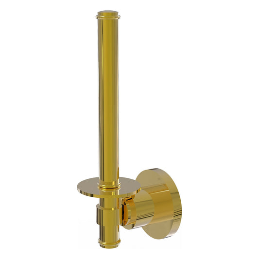 Allied Brass WS-24U-PB Washington Square Polished Brass Upright Toilet Tissue Holder