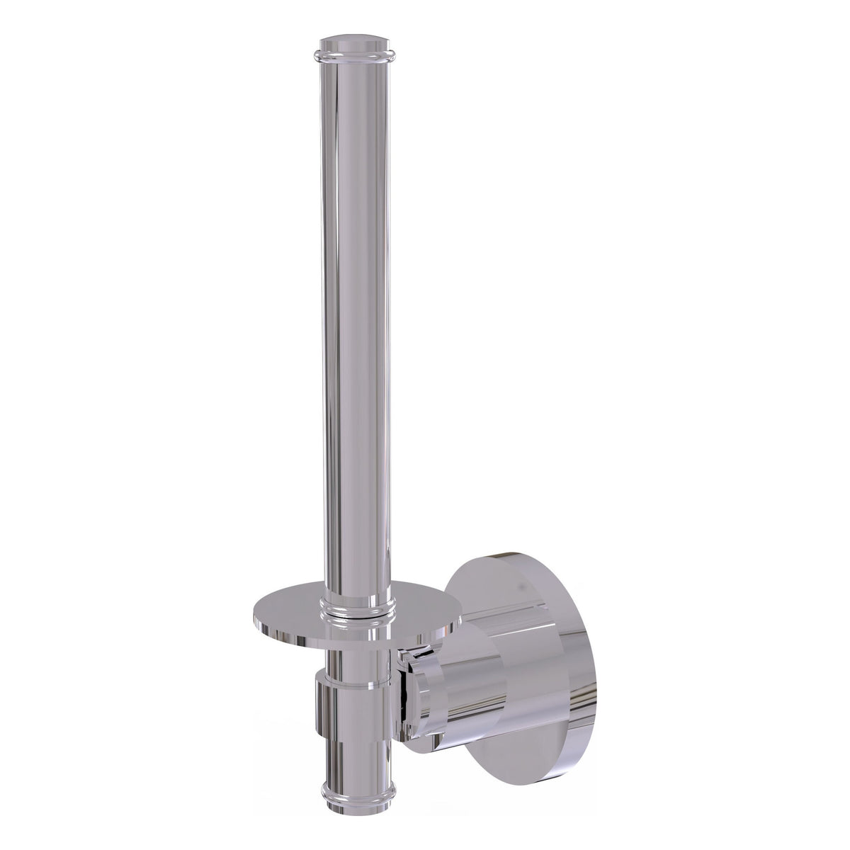 Allied Brass WS-24U-PC Washington Square Polished Chrome Upright Toilet Tissue Holder