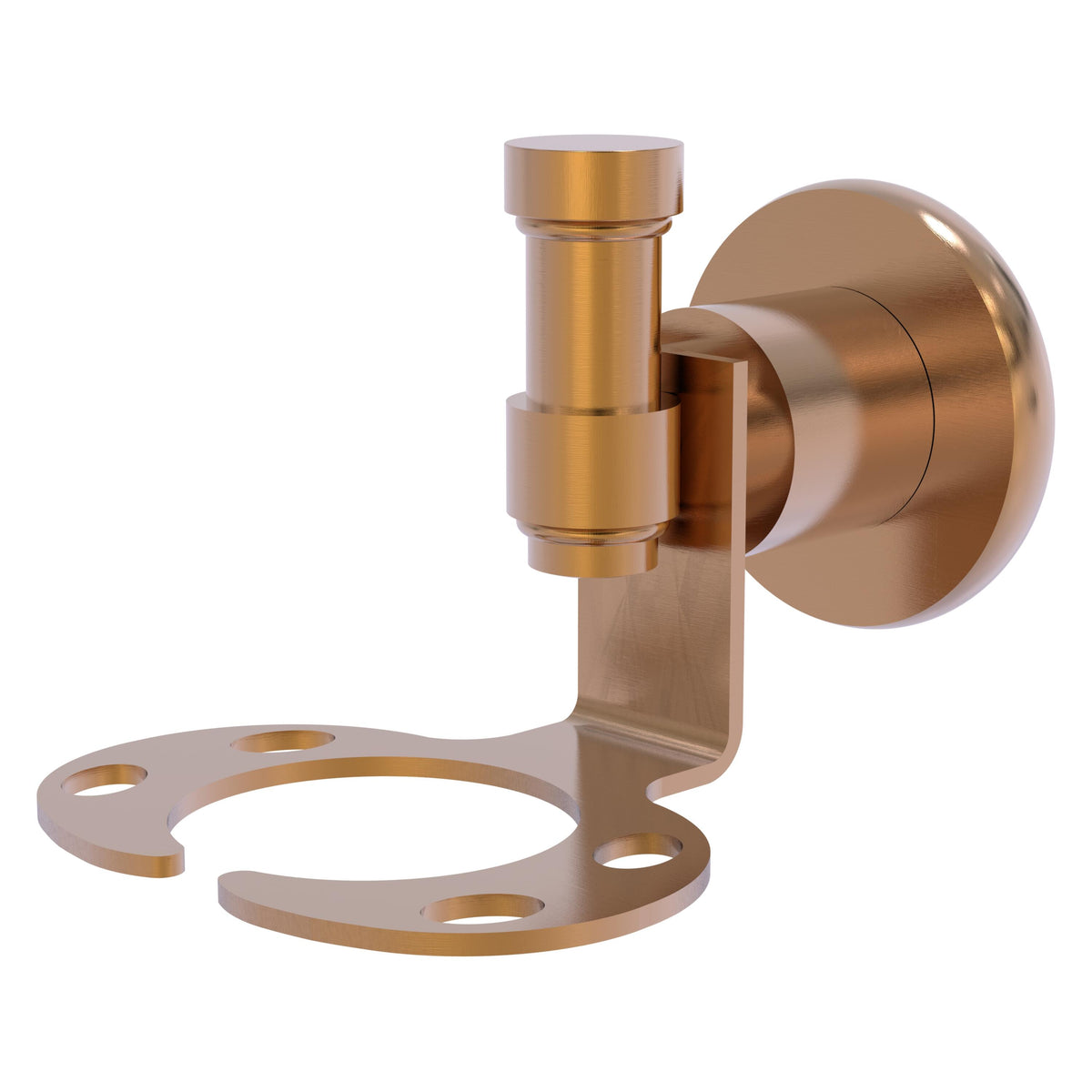 Allied Brass WS-26-BBR Washington Square Brushed Bronze Tumbler and Toothbrush Holder