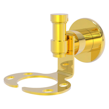 Allied Brass WS-26-PB Washington Square Polished Brass Tumbler and Toothbrush Holder