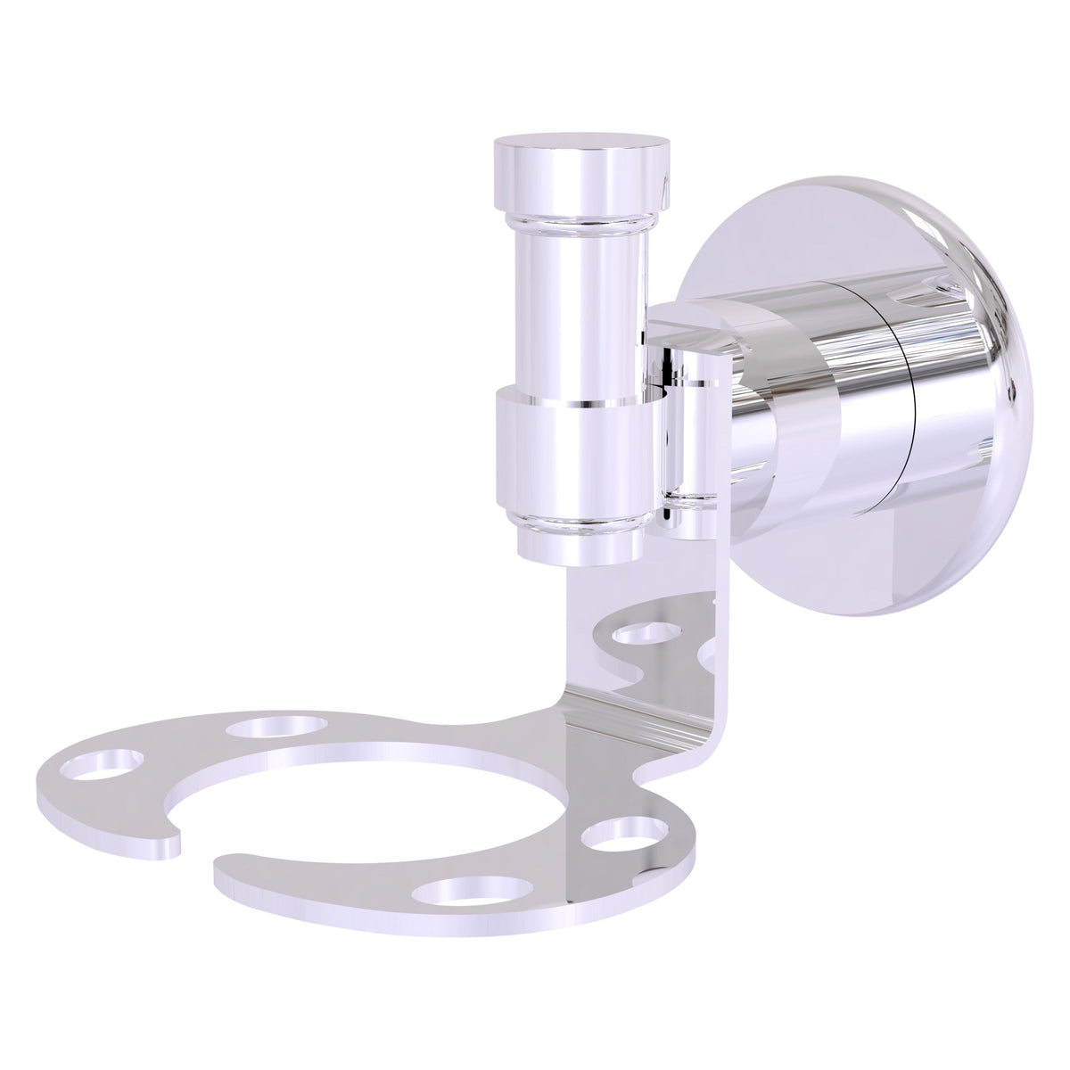 Allied Brass WS-26-PC Washington Square Polished Chrome Tumbler and Toothbrush Holder