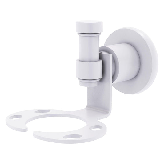 Allied Brass WS-26-WHM Washington Square Matte White Tumbler and Toothbrush Holder