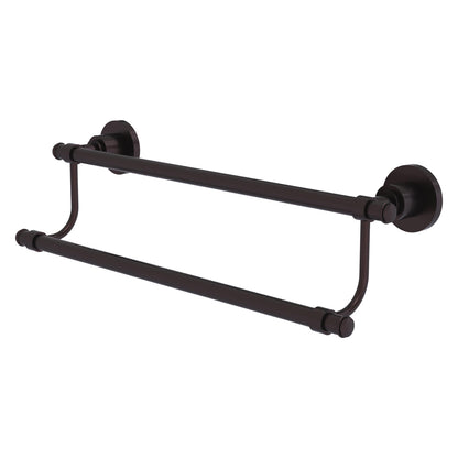 Allied Brass WS-72/18-ABZ Washington Square 18" Double Antique Bronze Towel Bar