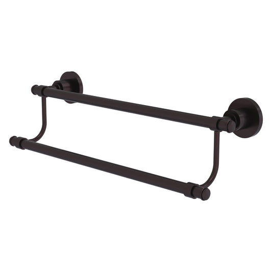 Allied Brass WS-72/18-ABZ Washington Square 18" Double Antique Bronze Towel Bar