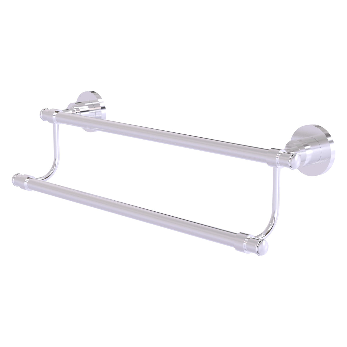 Allied Brass WS-72/18-SCH Washington Square 18" Double Satin Chrome Towel Bar