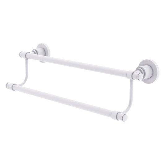 Allied Brass WS-72/36-WHM Washington Square 36" Double Matte White Towel Bar