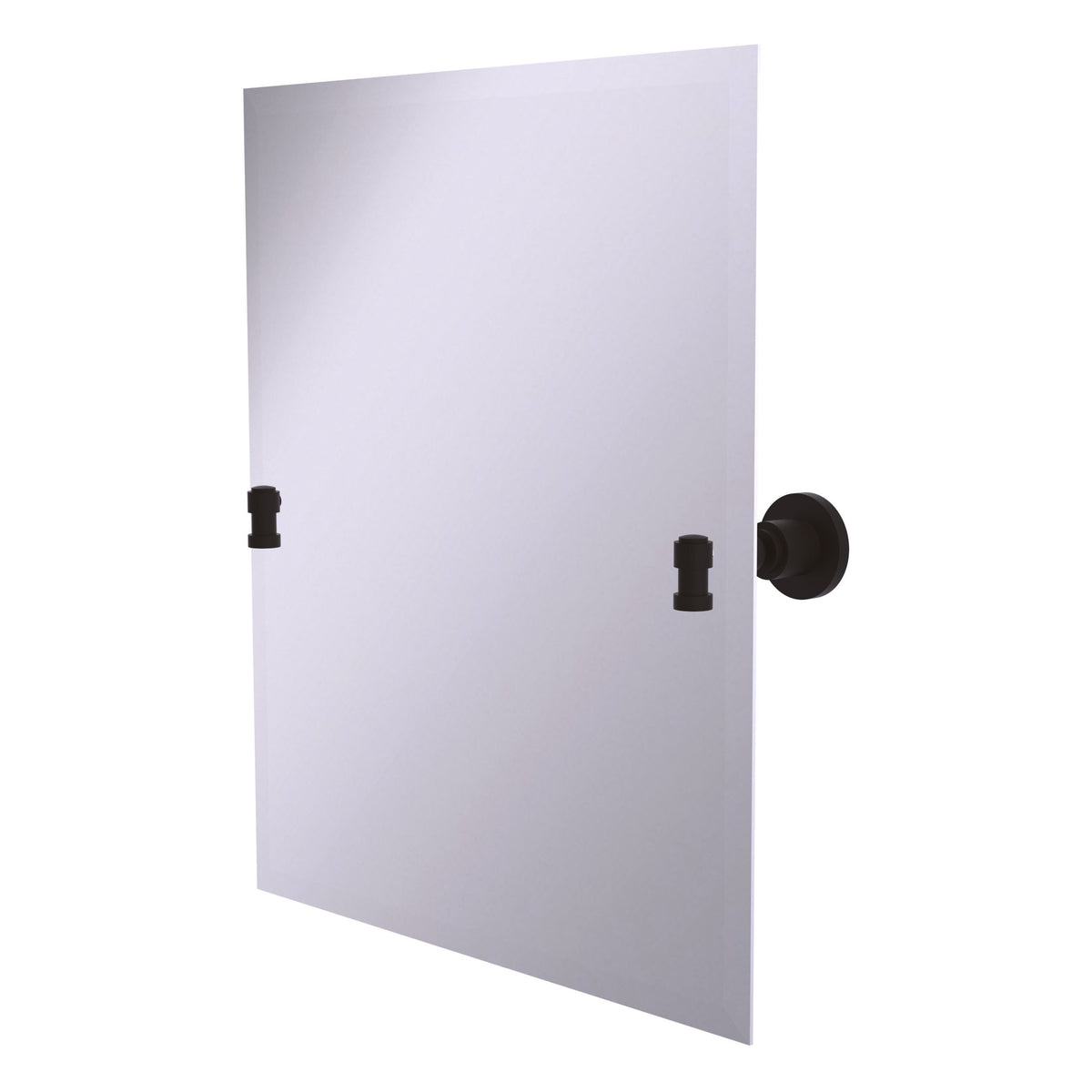 Allied Brass WS-92-ORB Washington Square Oil Rubbed Bronze Frameless Rectangular Tilt Wall Mirror With Beveled Edge