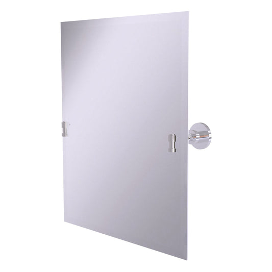 Allied Brass WS-92-PC Washington Square Polished Chrome Frameless Rectangular Tilt Wall Mirror With Beveled Edge