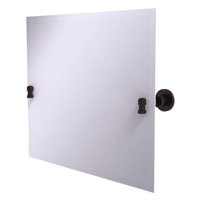 Allied Brass WS-93-ABZ Washington Square Antique Bronze Frameless Landscape Rectangular Tilt Wall Mirror With Beveled Edge