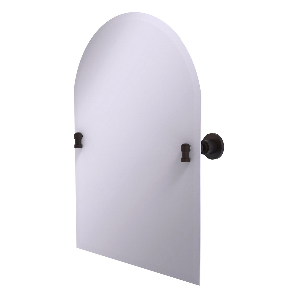Allied Brass WS-94-VB Washington Square Venetian Bronze Frameless Arched Top Wall Mirror With Beveled Edge
