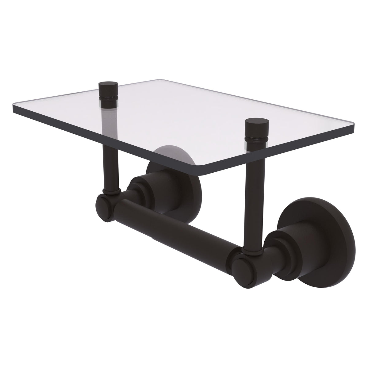 Allied Brass WS-GLT-24-ORB Washington Square 2-Post Oil Rubbed Bronze Toilet Tissue Holder