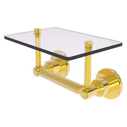 Allied Brass WS-GLT-24-PB Washington Square 2-Post Polished Brass Toilet Tissue Holder