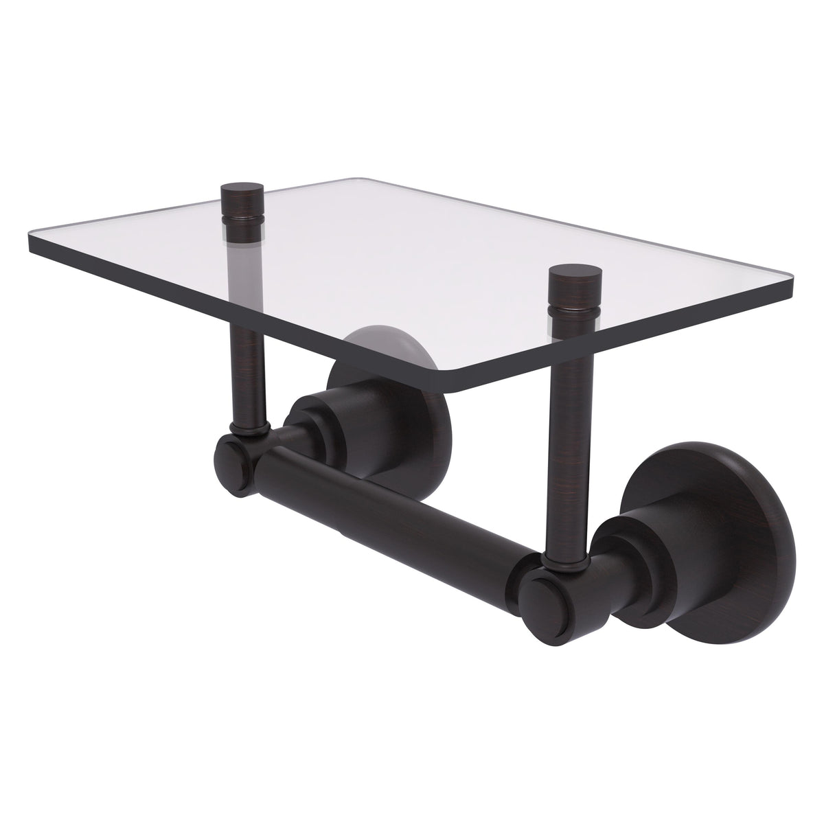 Allied Brass WS-GLT-24-VB Washington Square 2-Post Venetian Bronze Toilet Tissue Holder