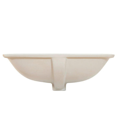 Altair Aegean 20" Rectangular White Ceramic Undermount Sink