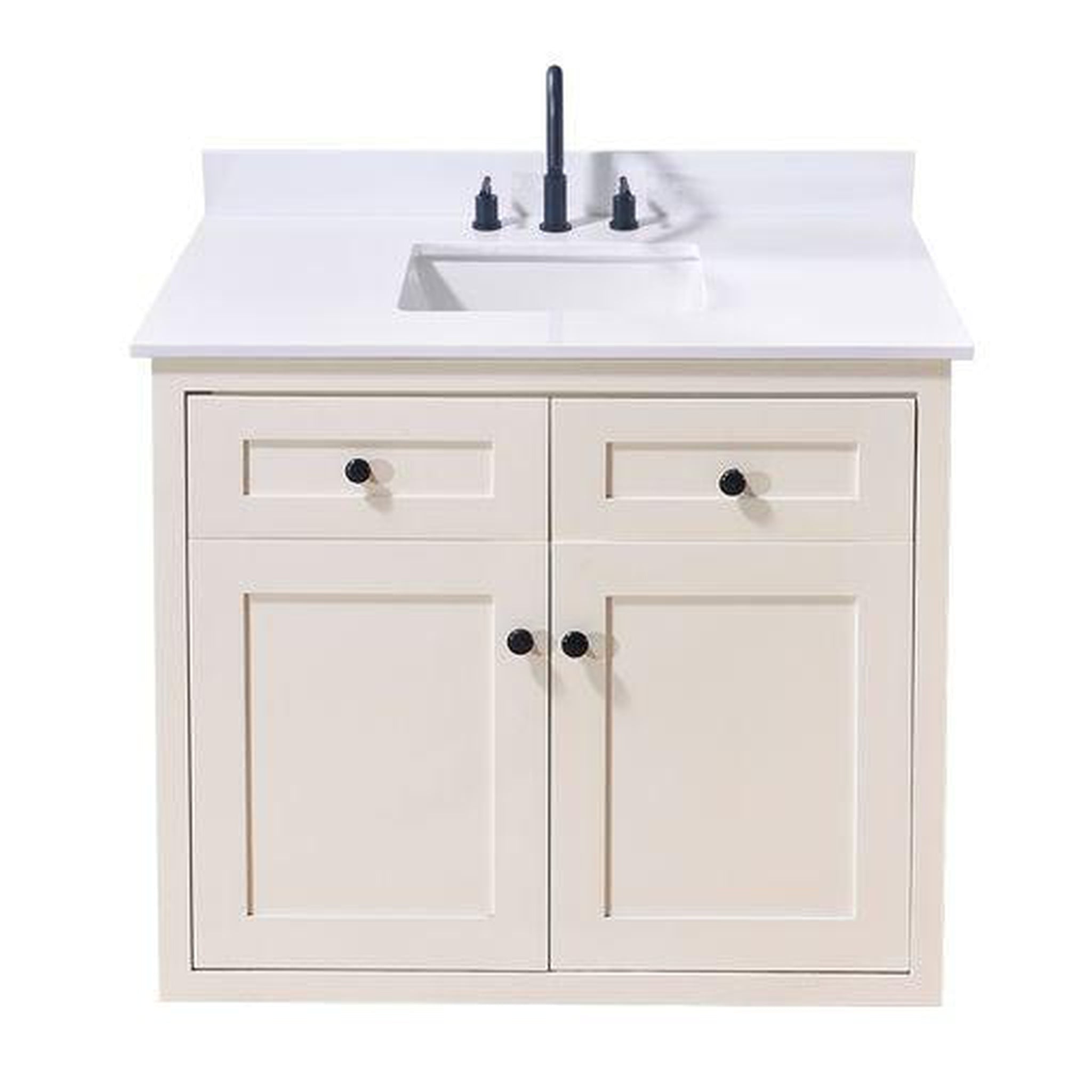 Omicron White Vanity Bathroom cheapest Sink