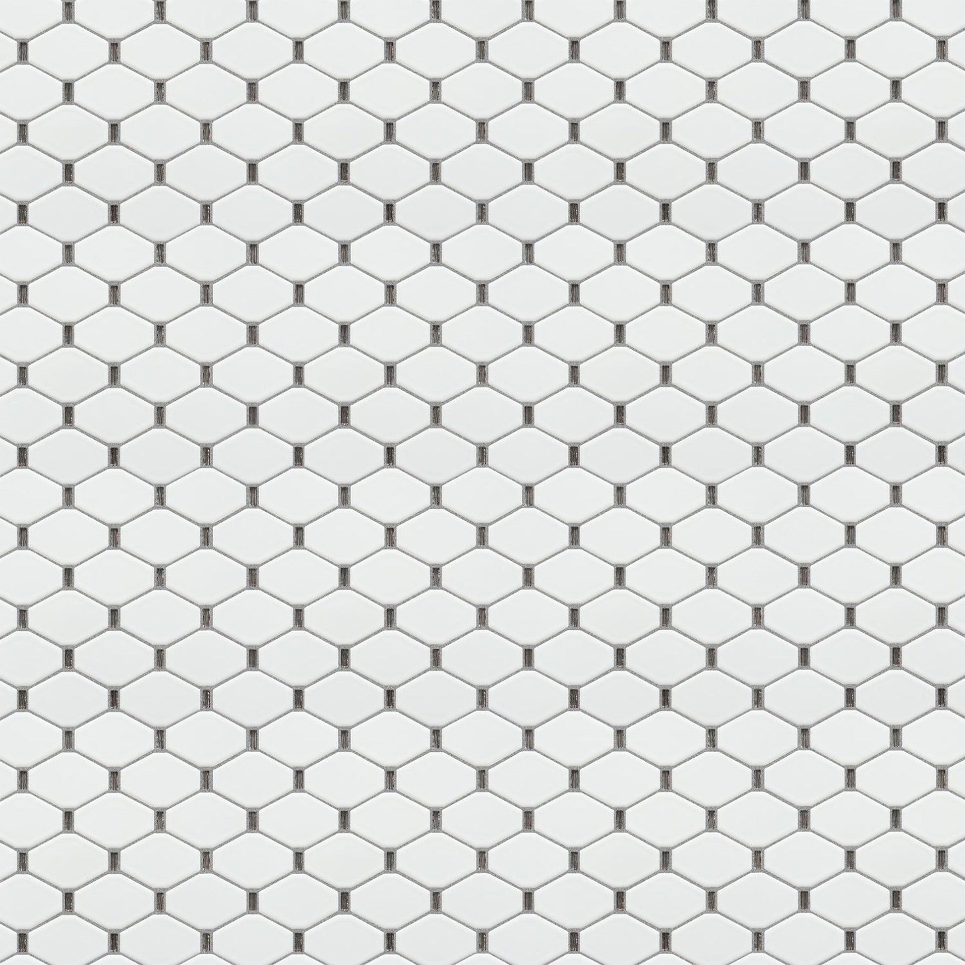 Altair Badajoz 11 pcs. Honeycomb White and Brown Glass Mosaic Wall Tile