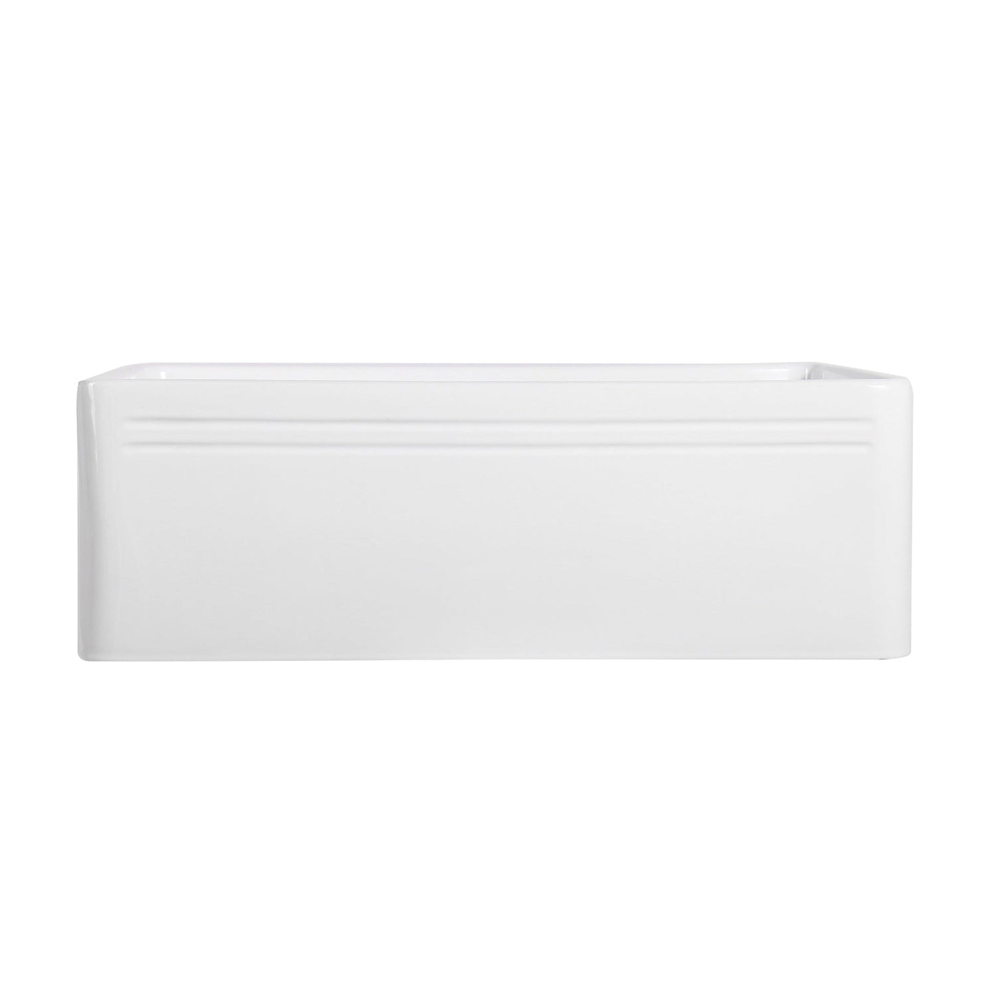 Altair Calabria 30" Rectangular White Ceramic Farmhouse Sink