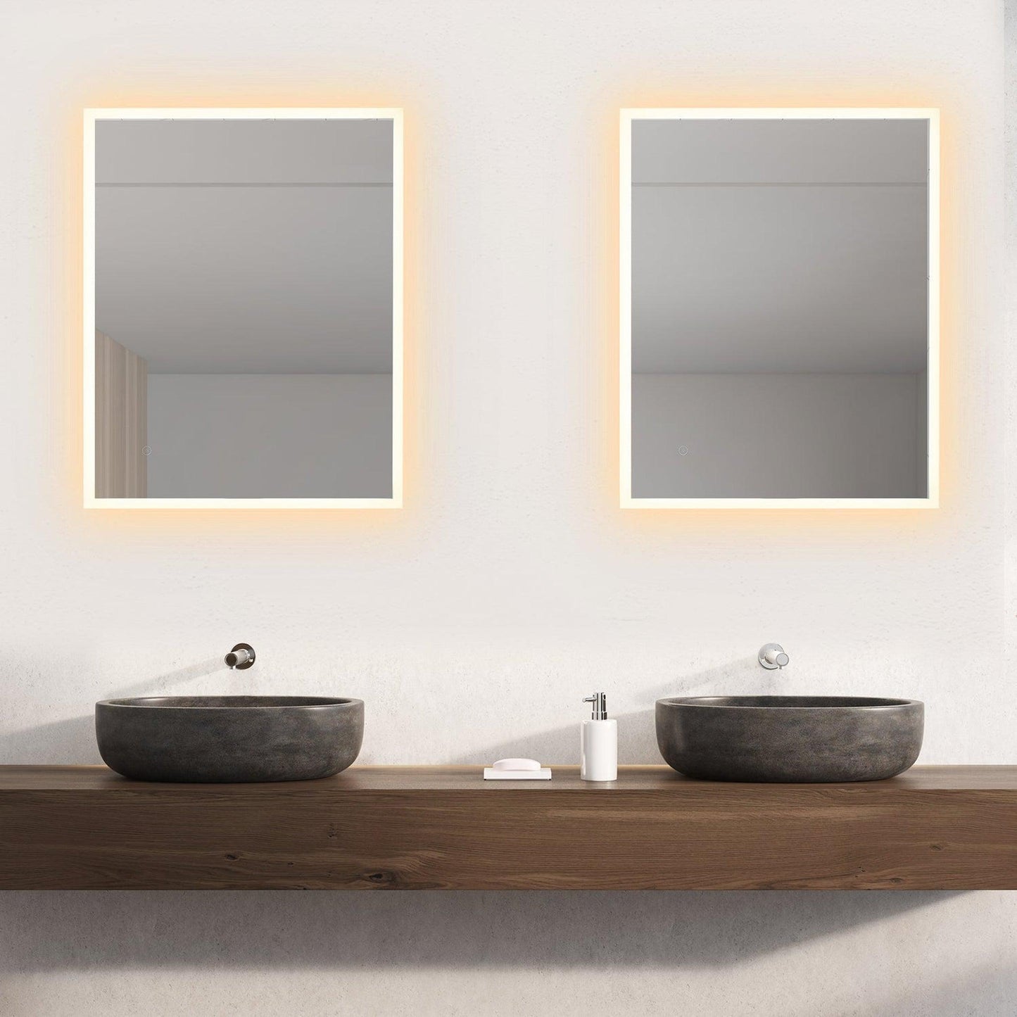 Altair Cassano 24" Rectangle Wall-Mounted LED Mirror