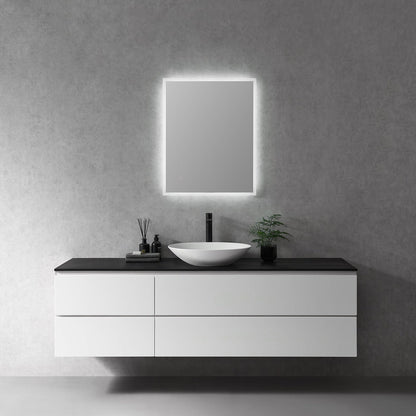 Altair Cassano 24" Rectangle Wall-Mounted LED Mirror