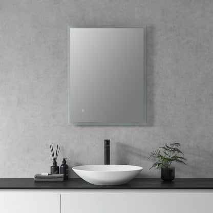 Altair Cassano 24" Rectangle Wall-Mounted LED Mirror