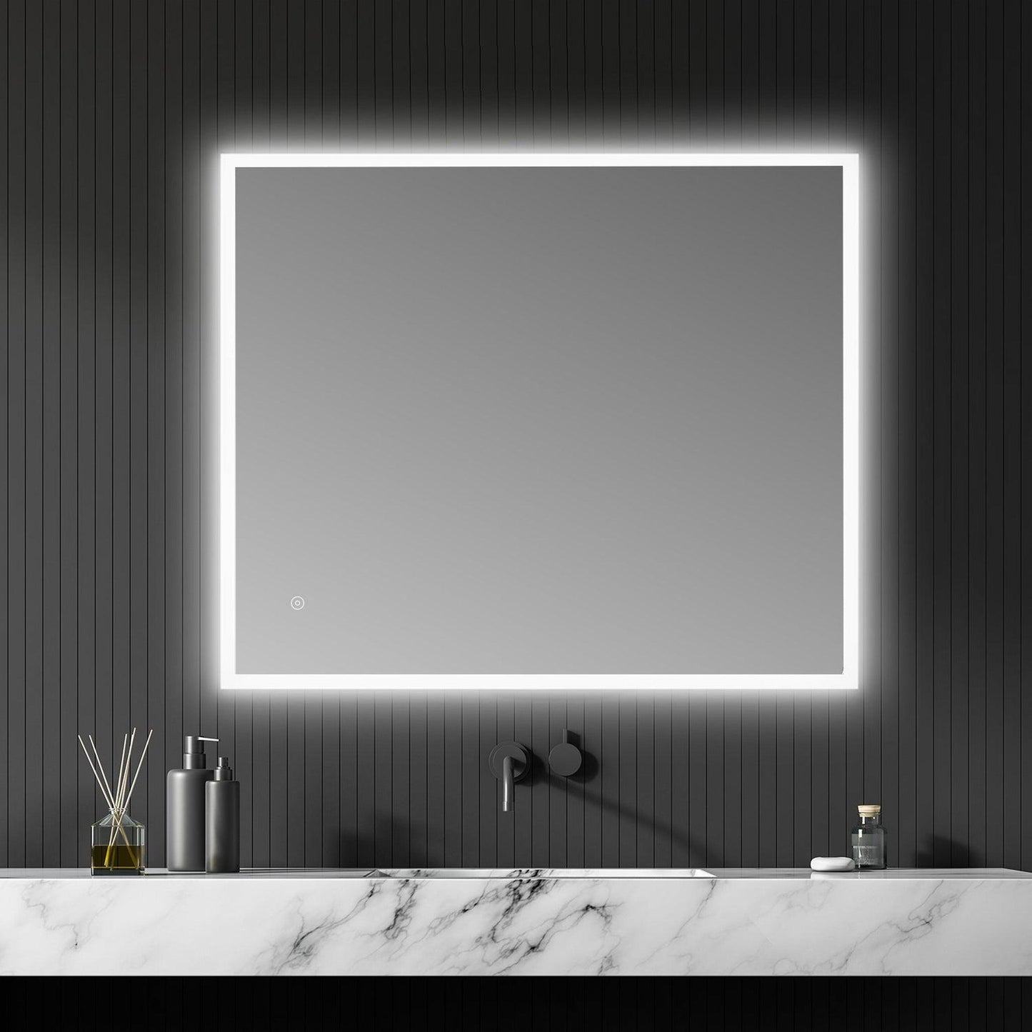 Altair Cassano 36" Rectangle Wall-Mounted LED Mirror