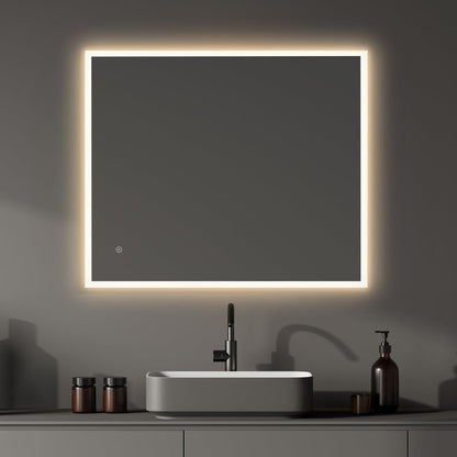 Altair Cassano 36" Rectangle Wall-Mounted LED Mirror