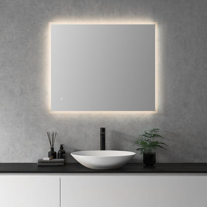 Altair Cassano 36" Rectangle Wall-Mounted LED Mirror