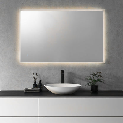 Altair Cassano 48" Rectangle Wall-Mounted LED Mirror