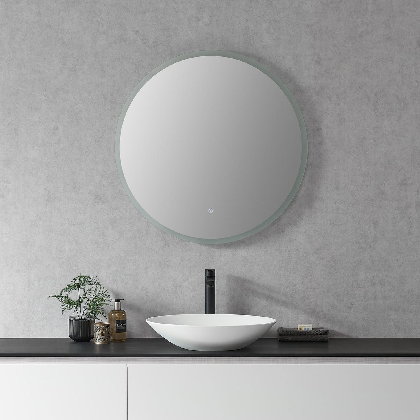 Altair Dimora 32" Round Wall-Mounted LED Mirror