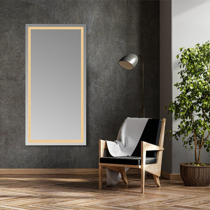 Altair Genova 60" Rectangle Wall-Mounted LED Mirror