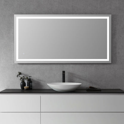 Altair Genova 60" Rectangle Wall-Mounted LED Mirror