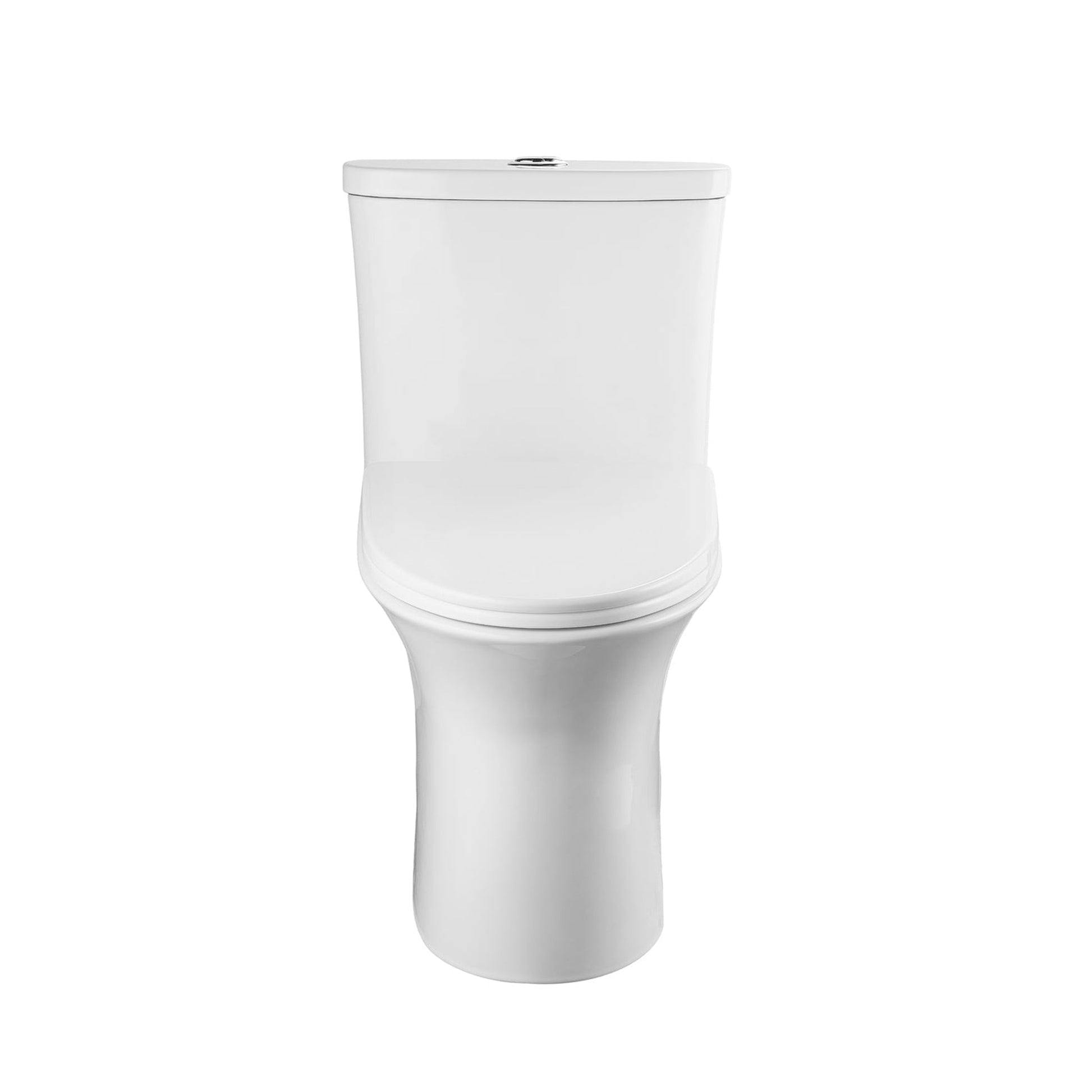 Altair Ibiza Elongated White Ceramic 1.6/1.1 GPF Dual Flush One-Piece Toilet