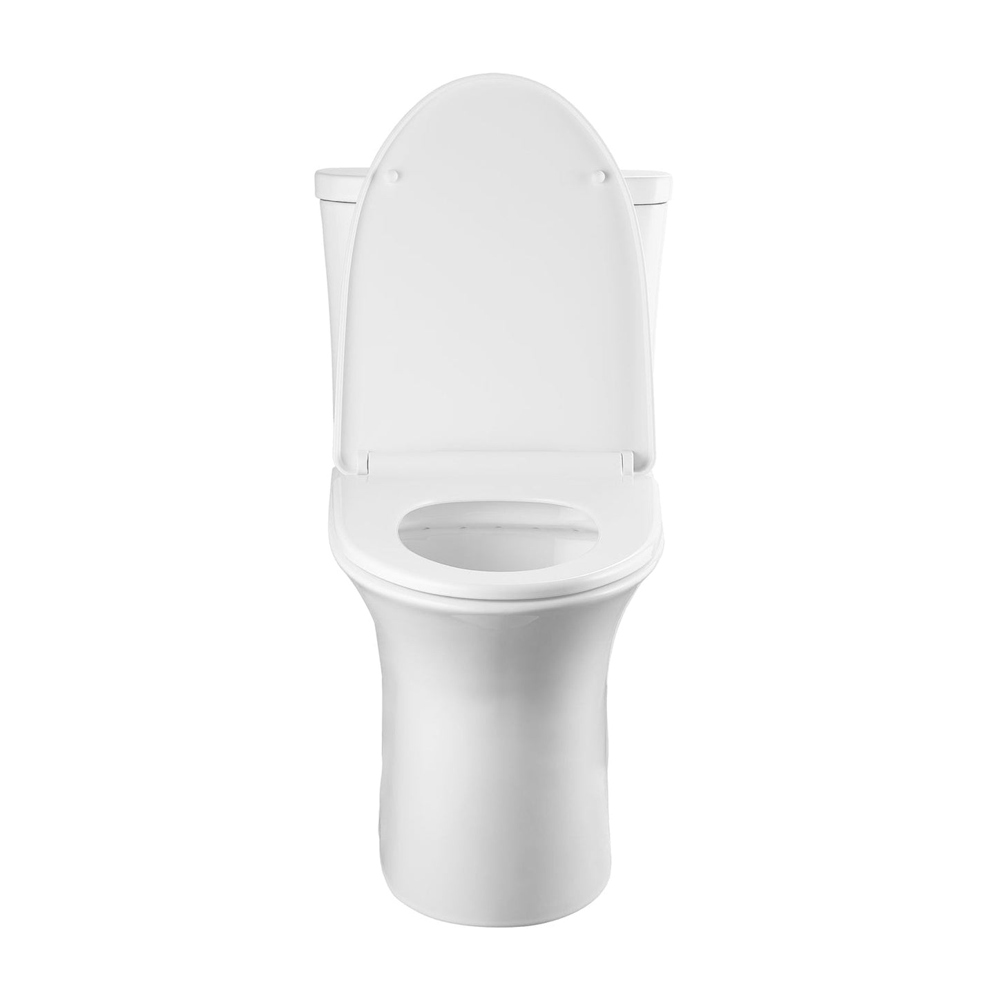 Altair Ibiza Elongated White Ceramic 1.6/1.1 GPF Dual Flush One-Piece Toilet