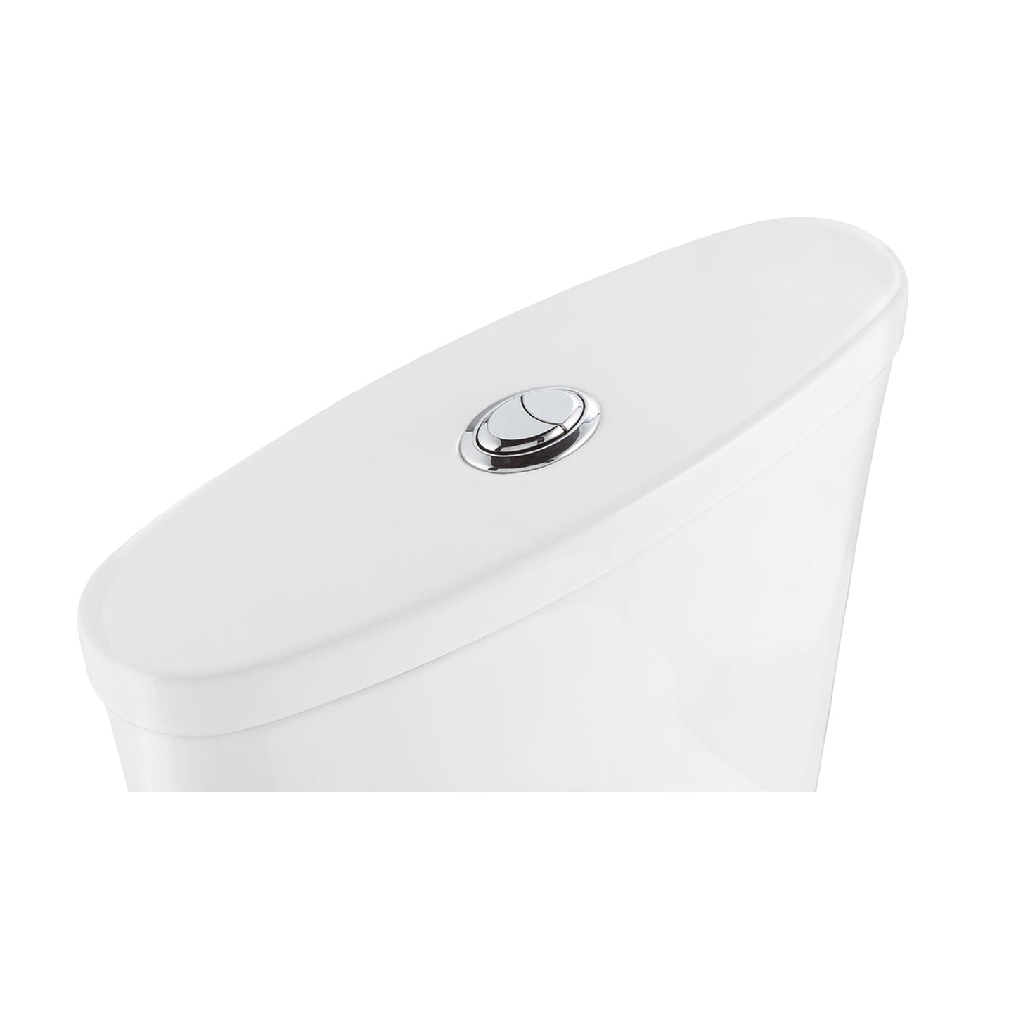 Altair Ibiza Elongated White Ceramic 1.6/1.1 GPF Dual Flush One-Piece Toilet