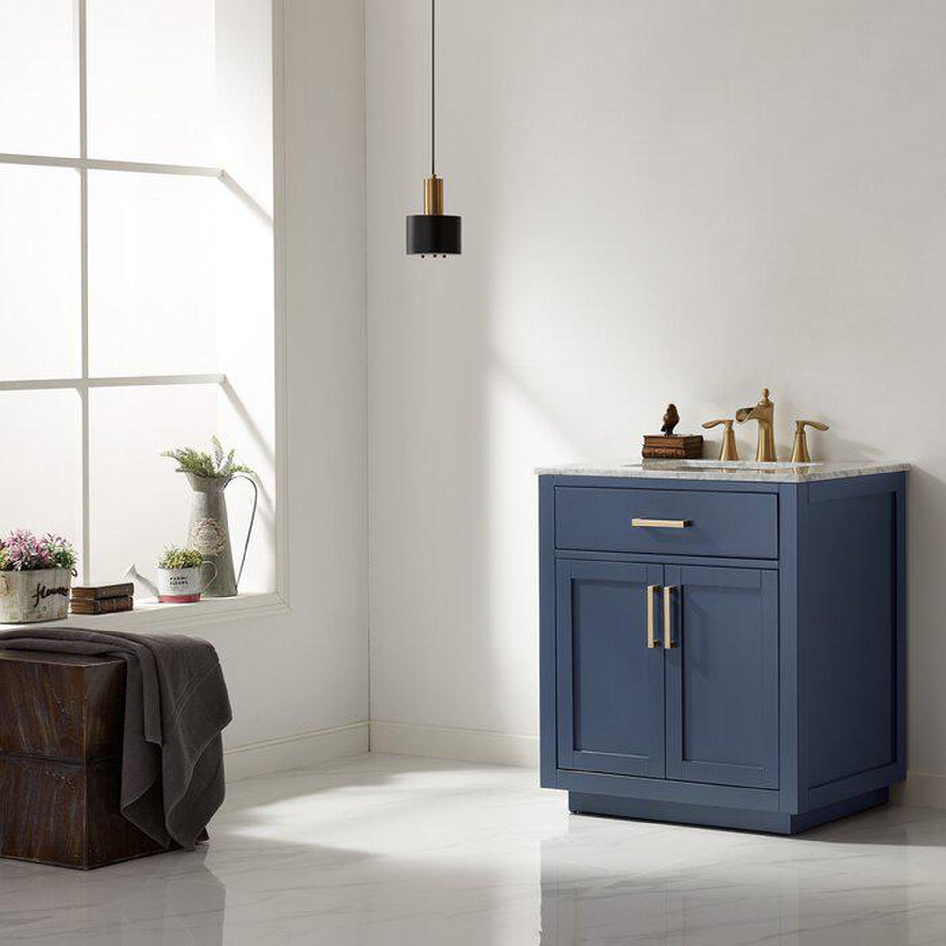 Altair Ivy 30" Royal Blue Freestanding Single Bathroom Vanity Base