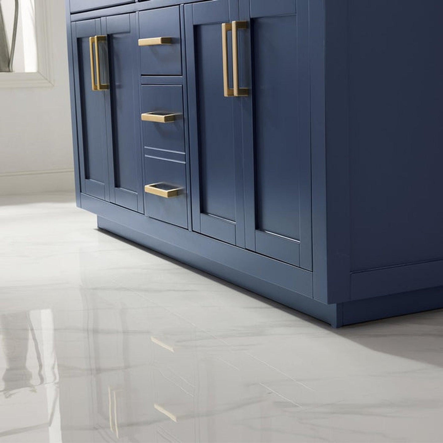 Altair Ivy 60" Royal Blue Freestanding Double Bathroom Vanity Base