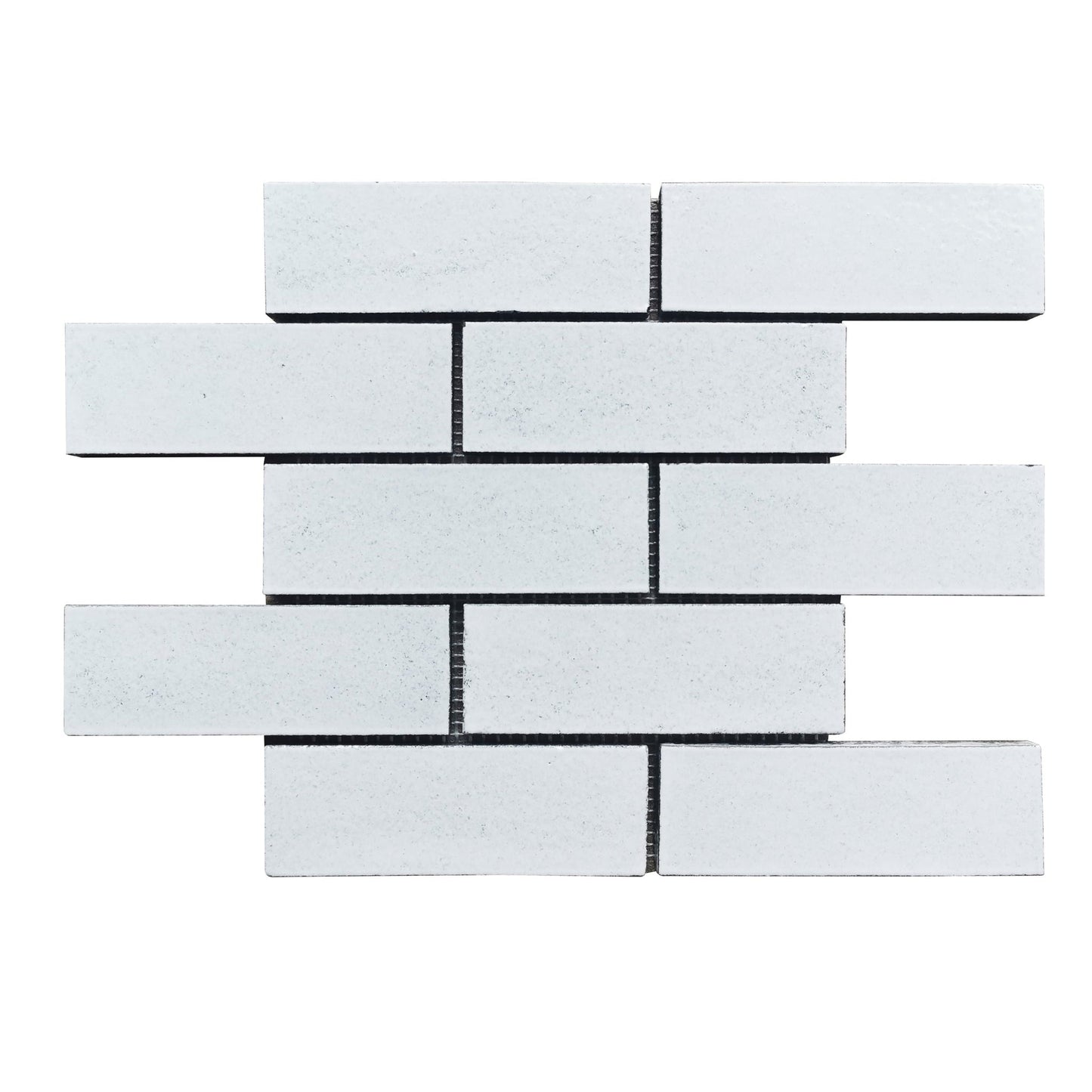 Altair Lorca 9 pcs. Rectangle White Stone Mosaic Floor and Wall Tile