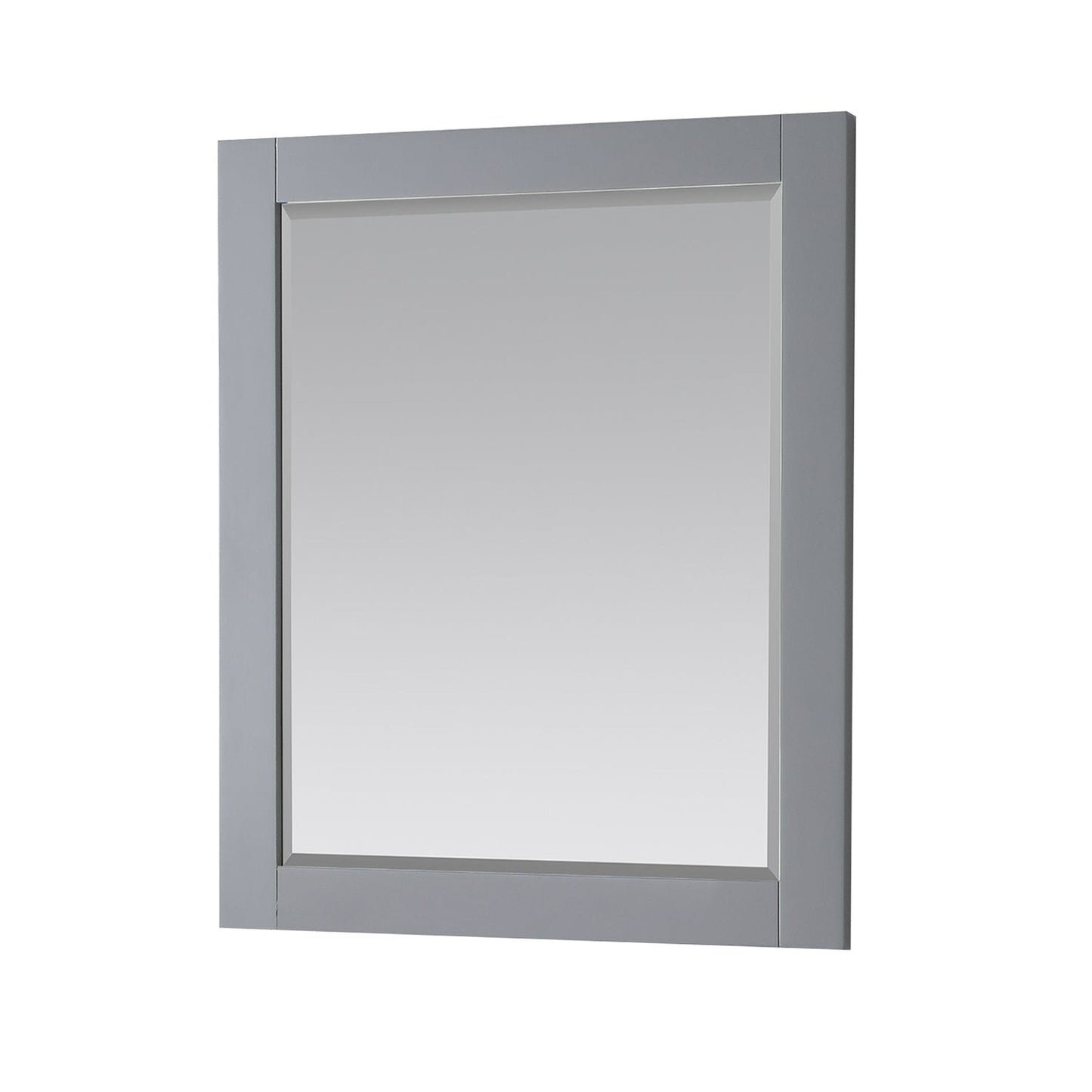 Altair Maribella 27.2" x 36" Rectangle Gray Wood Framed Wall-Mounted Mirror