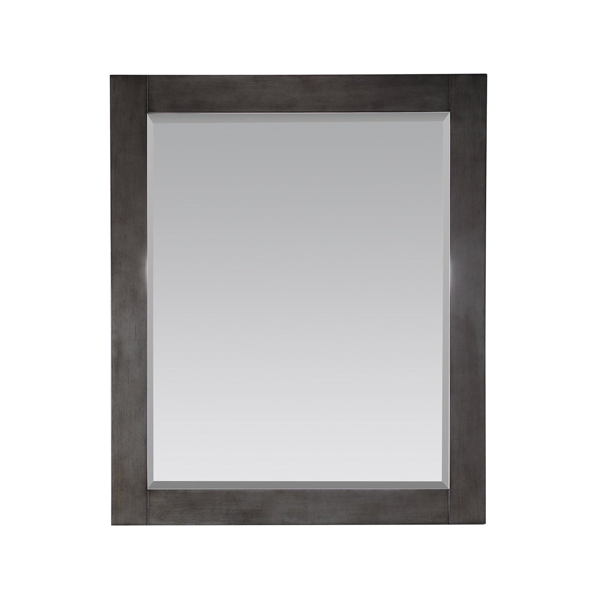 Altair Maribella 27.2" x 36" Rectangle Rust Black Wood Framed Wall-Mounted Mirror